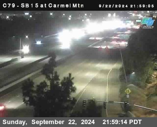 NB 15 at Carmel Mountain Rd.