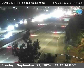 NB 15 at Carmel Mountain Rd.