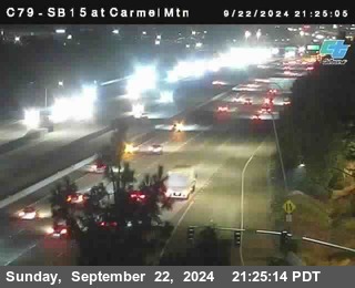 NB 15 at Carmel Mountain Rd.