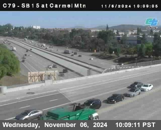 NB 15 at Carmel Mountain Rd.