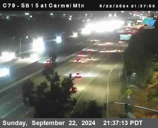 NB 15 at Carmel Mountain Rd.