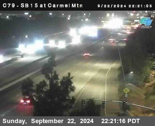 NB 15 at Carmel Mountain Rd.