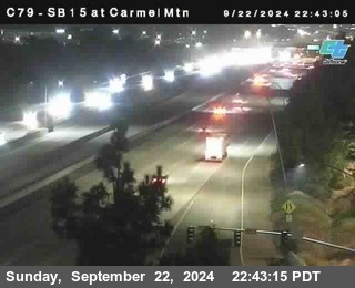 NB 15 at Carmel Mountain Rd.