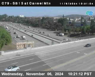 NB 15 at Carmel Mountain Rd.