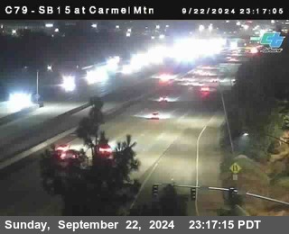 NB 15 at Carmel Mountain Rd.