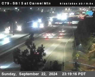 NB 15 at Carmel Mountain Rd.