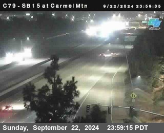 NB 15 at Carmel Mountain Rd.