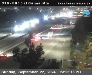 NB 15 at Carmel Mountain Rd.