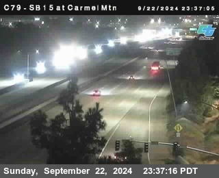 NB 15 at Carmel Mountain Rd.