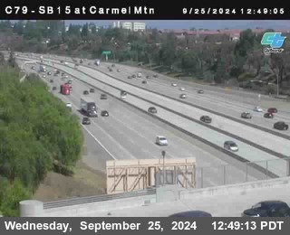 NB 15 at Carmel Mountain Rd.