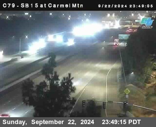 NB 15 at Carmel Mountain Rd.