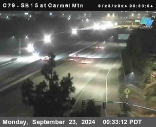 NB 15 at Carmel Mountain Rd.