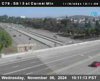 NB 15 at Carmel Mountain Rd.