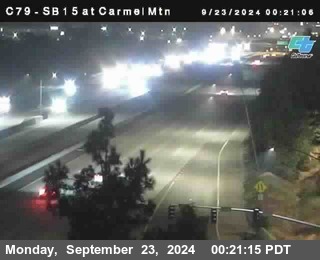 NB 15 at Carmel Mountain Rd.