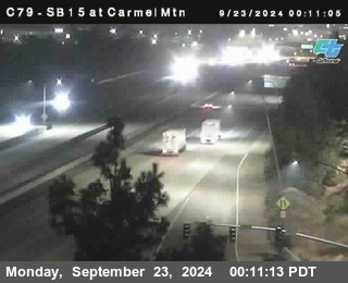 NB 15 at Carmel Mountain Rd.