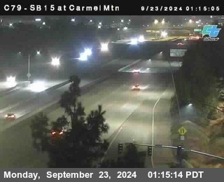 NB 15 at Carmel Mountain Rd.