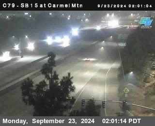 NB 15 at Carmel Mountain Rd.