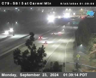 NB 15 at Carmel Mountain Rd.