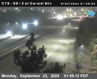 NB 15 at Carmel Mountain Rd.