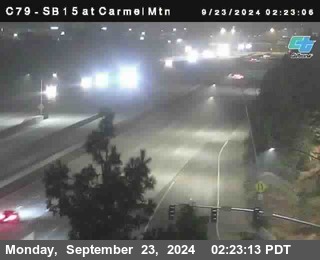 NB 15 at Carmel Mountain Rd.