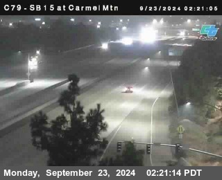 NB 15 at Carmel Mountain Rd.