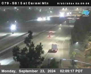 NB 15 at Carmel Mountain Rd.