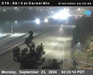 NB 15 at Carmel Mountain Rd.