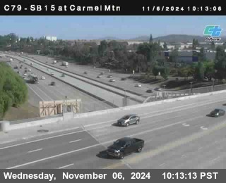 NB 15 at Carmel Mountain Rd.