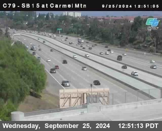 NB 15 at Carmel Mountain Rd.