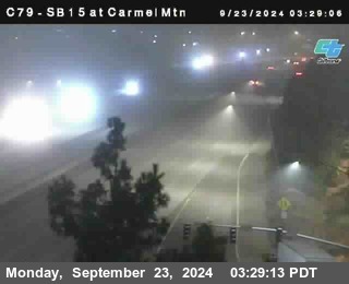 NB 15 at Carmel Mountain Rd.