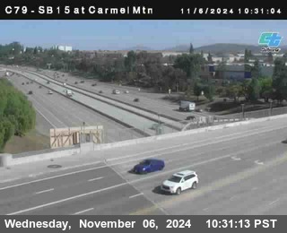 NB 15 at Carmel Mountain Rd.