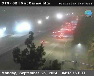 NB 15 at Carmel Mountain Rd.