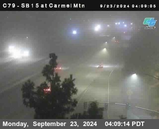 NB 15 at Carmel Mountain Rd.