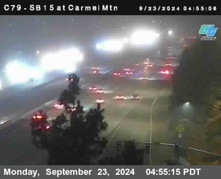 NB 15 at Carmel Mountain Rd.