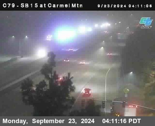 NB 15 at Carmel Mountain Rd.