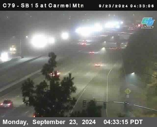 NB 15 at Carmel Mountain Rd.