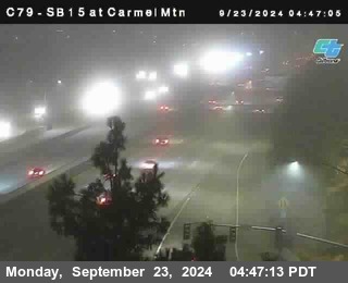 NB 15 at Carmel Mountain Rd.