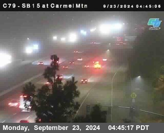 NB 15 at Carmel Mountain Rd.