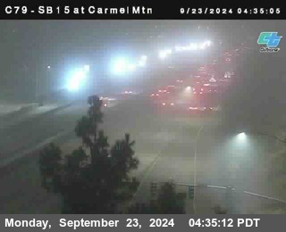 NB 15 at Carmel Mountain Rd.