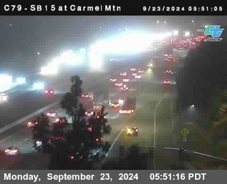 NB 15 at Carmel Mountain Rd.