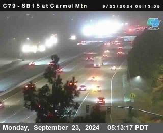 NB 15 at Carmel Mountain Rd.