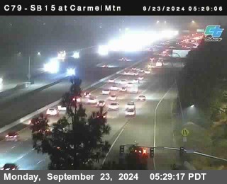 NB 15 at Carmel Mountain Rd.