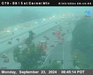 NB 15 at Carmel Mountain Rd.