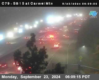 NB 15 at Carmel Mountain Rd.