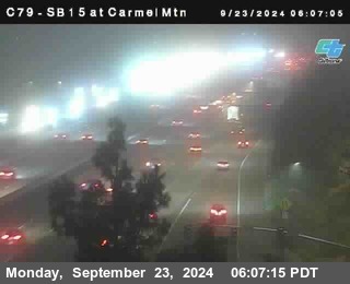 NB 15 at Carmel Mountain Rd.