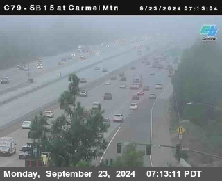 NB 15 at Carmel Mountain Rd.