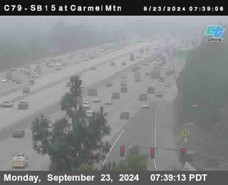 NB 15 at Carmel Mountain Rd.