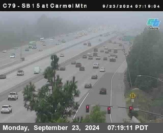 NB 15 at Carmel Mountain Rd.