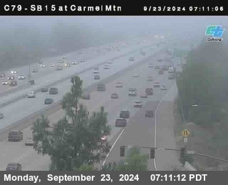 NB 15 at Carmel Mountain Rd.