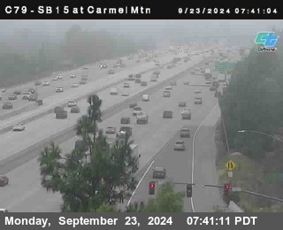 NB 15 at Carmel Mountain Rd.